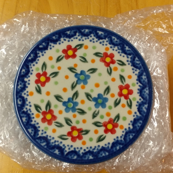 KALICH BOLESLAWIEC Other - KALICH H.M. polished pottery Polish Coasters